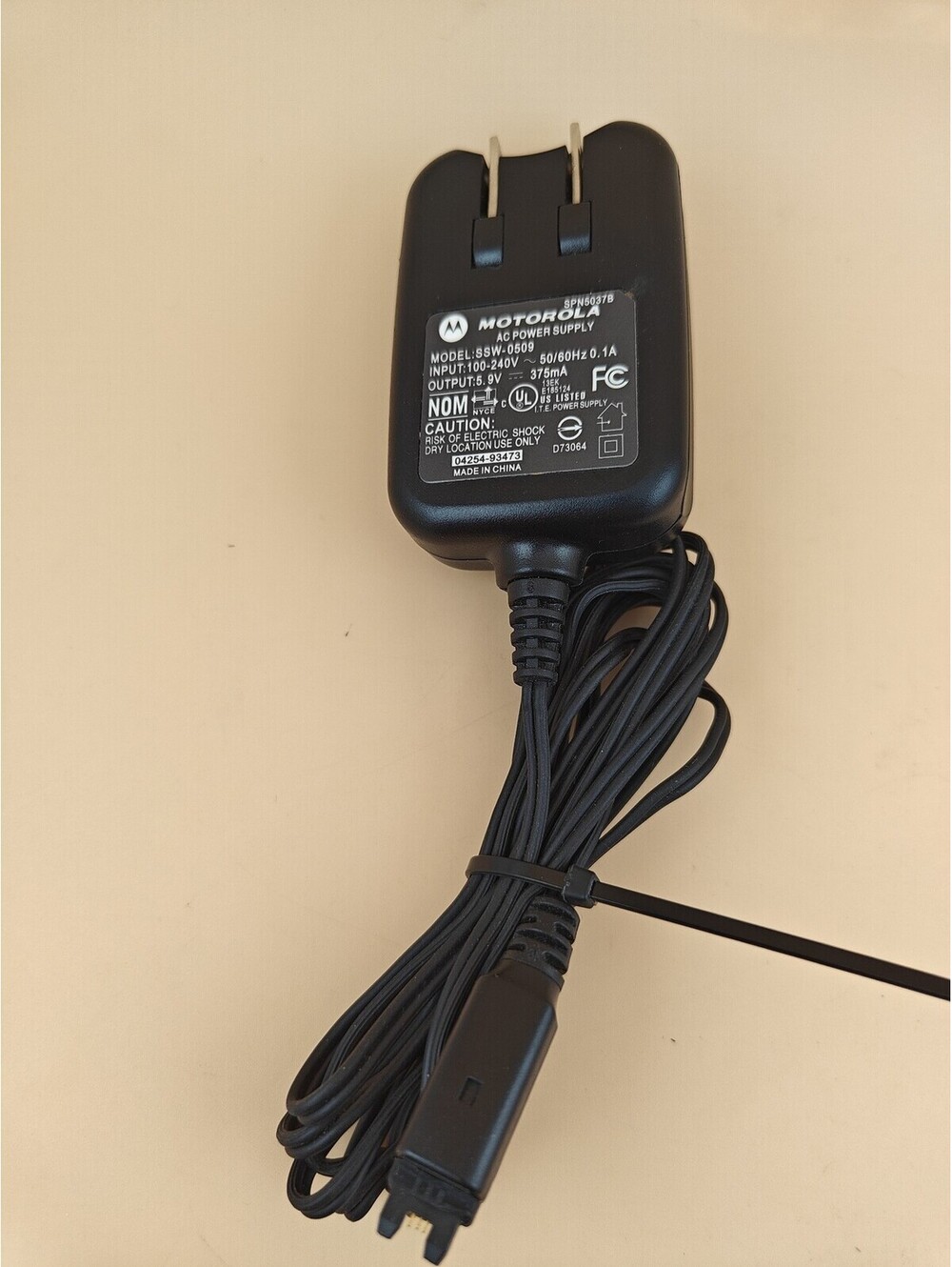 Motorola PSM5037B AC Adapter Charger T720i T721i T722i 5012a OEM